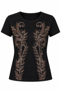 The Kooples Black Embellished T-Shirt