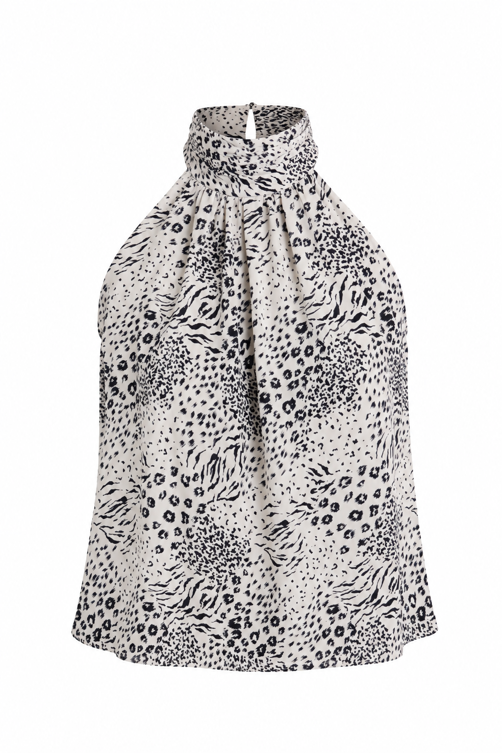 Joie Animal Print Halter Top