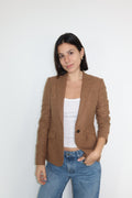 Massimo Dutti Blazer de Lana Camel