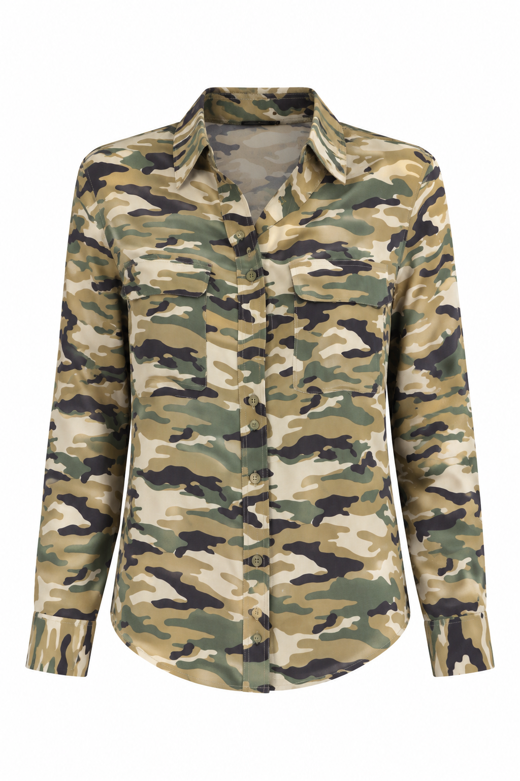 Equipment Camouflage-Print Blouse