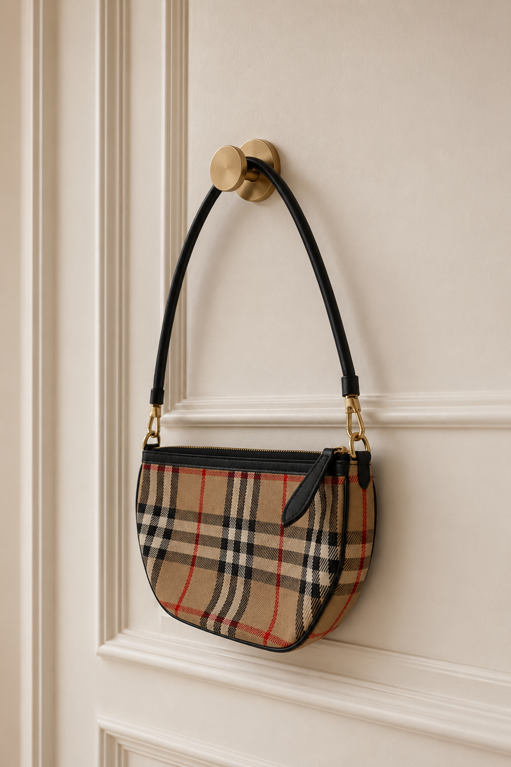 Burberry Vintage Nova Check Shoulder Bag