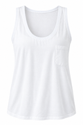 Tank Top Sedoso de Escote Redondo Joie