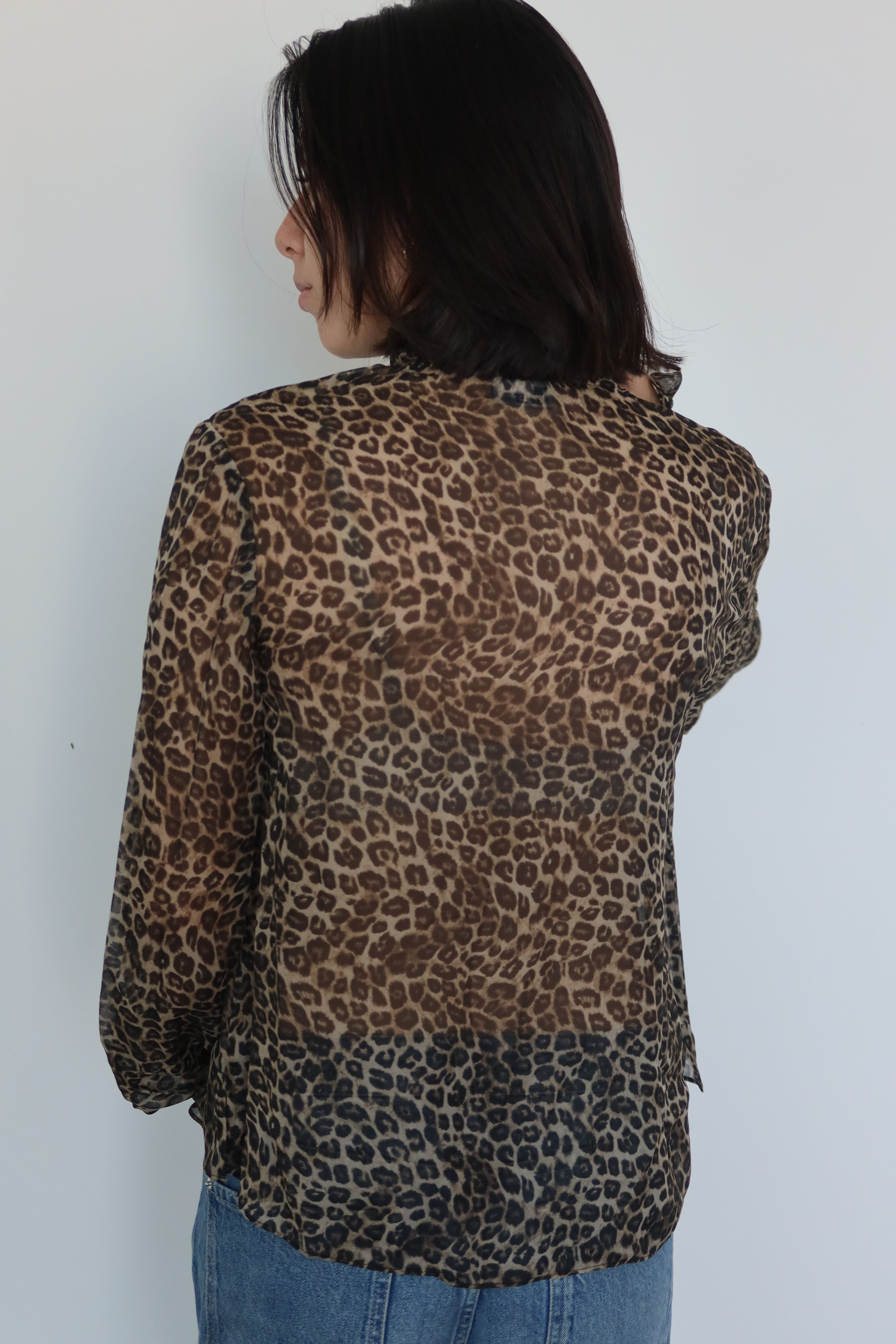 The Kooples Leopard Print Blouse