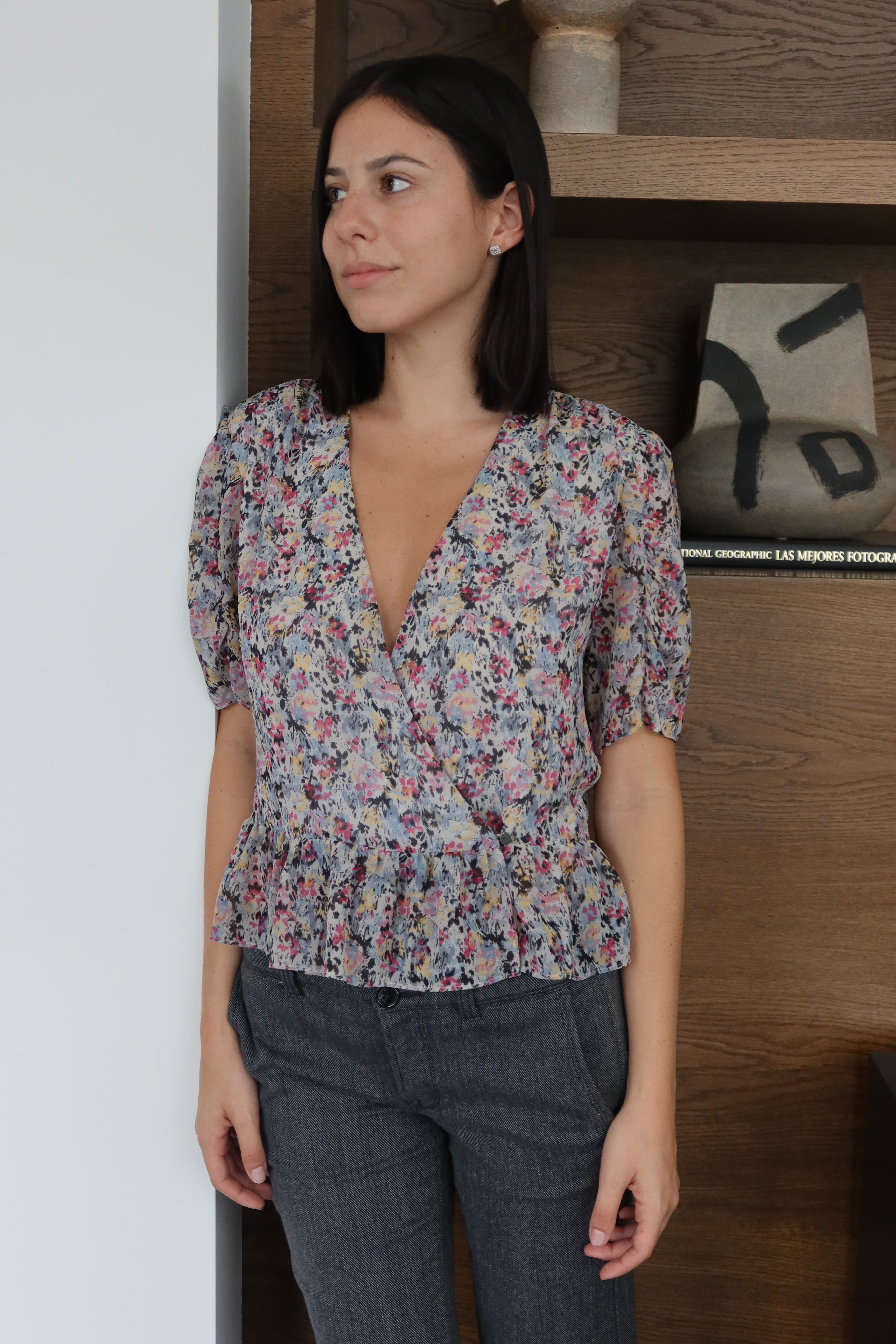 Top Lencero de Terciopelo con Encaje Zadig & Voltaire