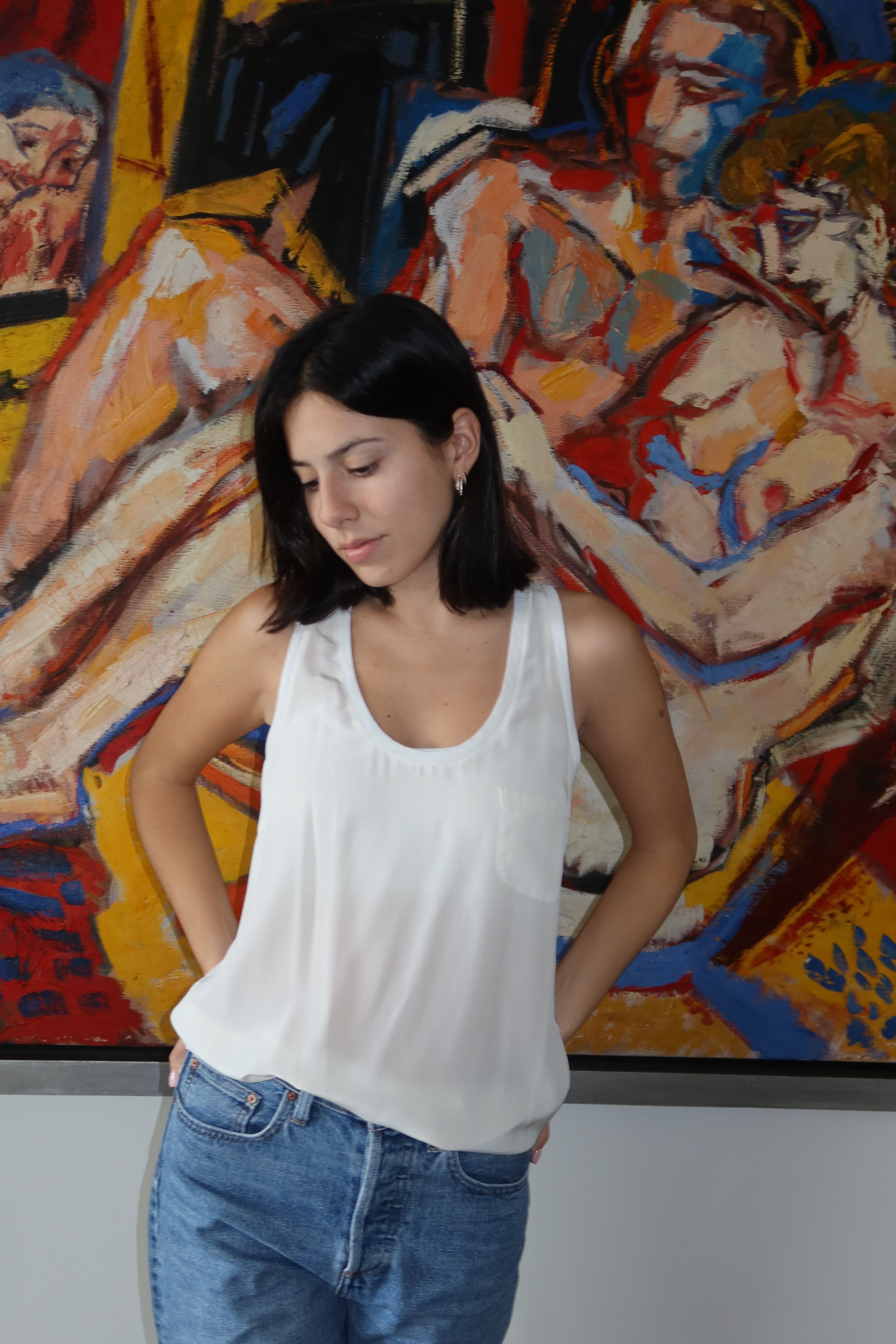 Joie Silky Scoop Neck Tank