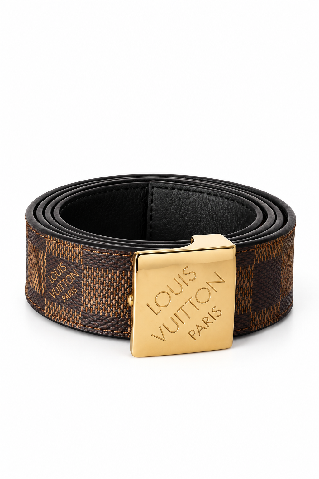 Louis Vuitton Damier Ebene Inventeur Belt