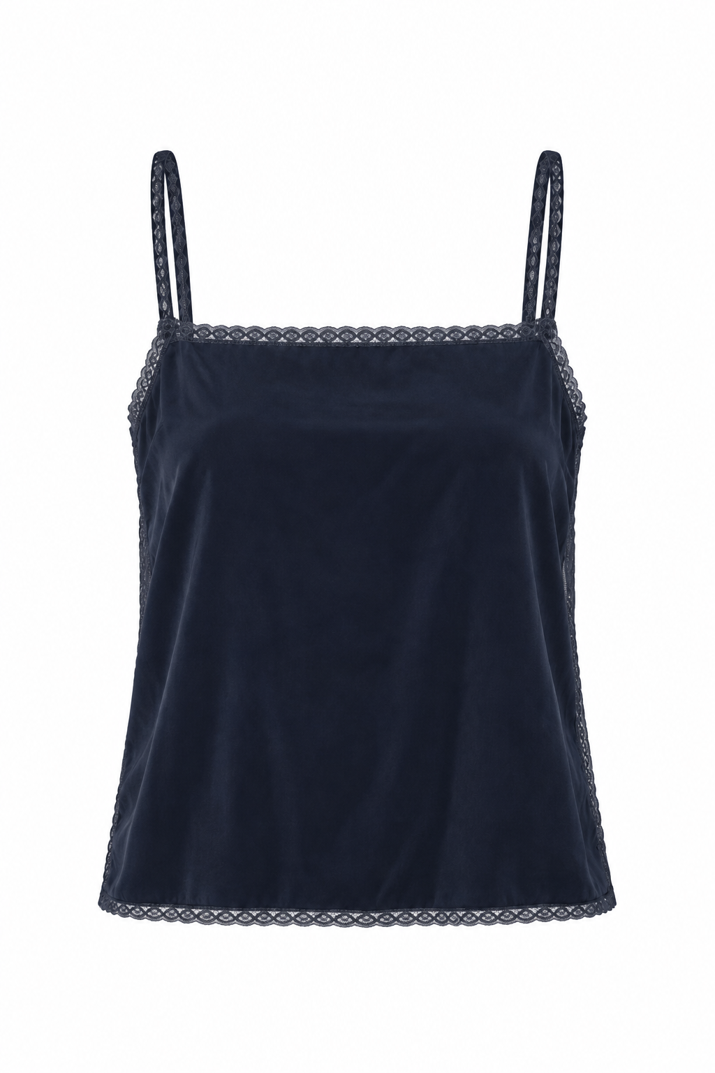 Zadig & Voltaire Navy Satin Camisole