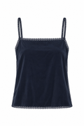 Zadig & Voltaire Navy Satin Camisole