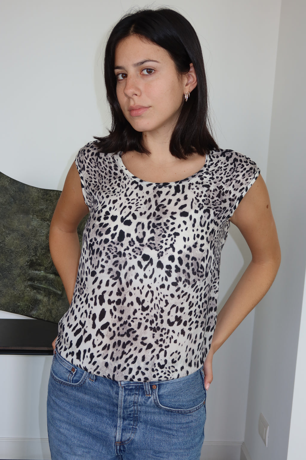 Joie Animal Print Blouse