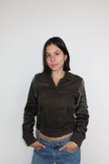 FRAME Casaca Bomber Verde Oliva