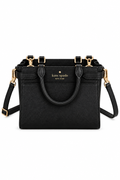Bolso Crossbody Negro de Cuero de Kate Spade