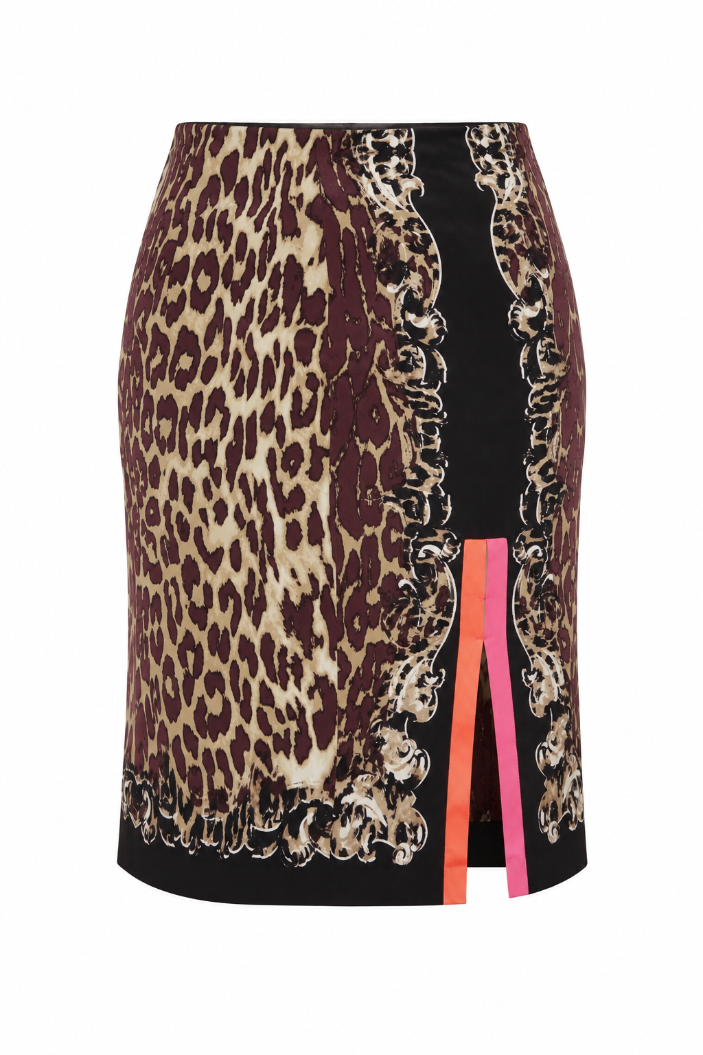 Elie Tahari Leopard Print Pencil Skirt
