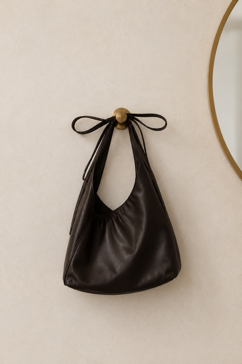 Bolso tote marrón oscuro de Reformation