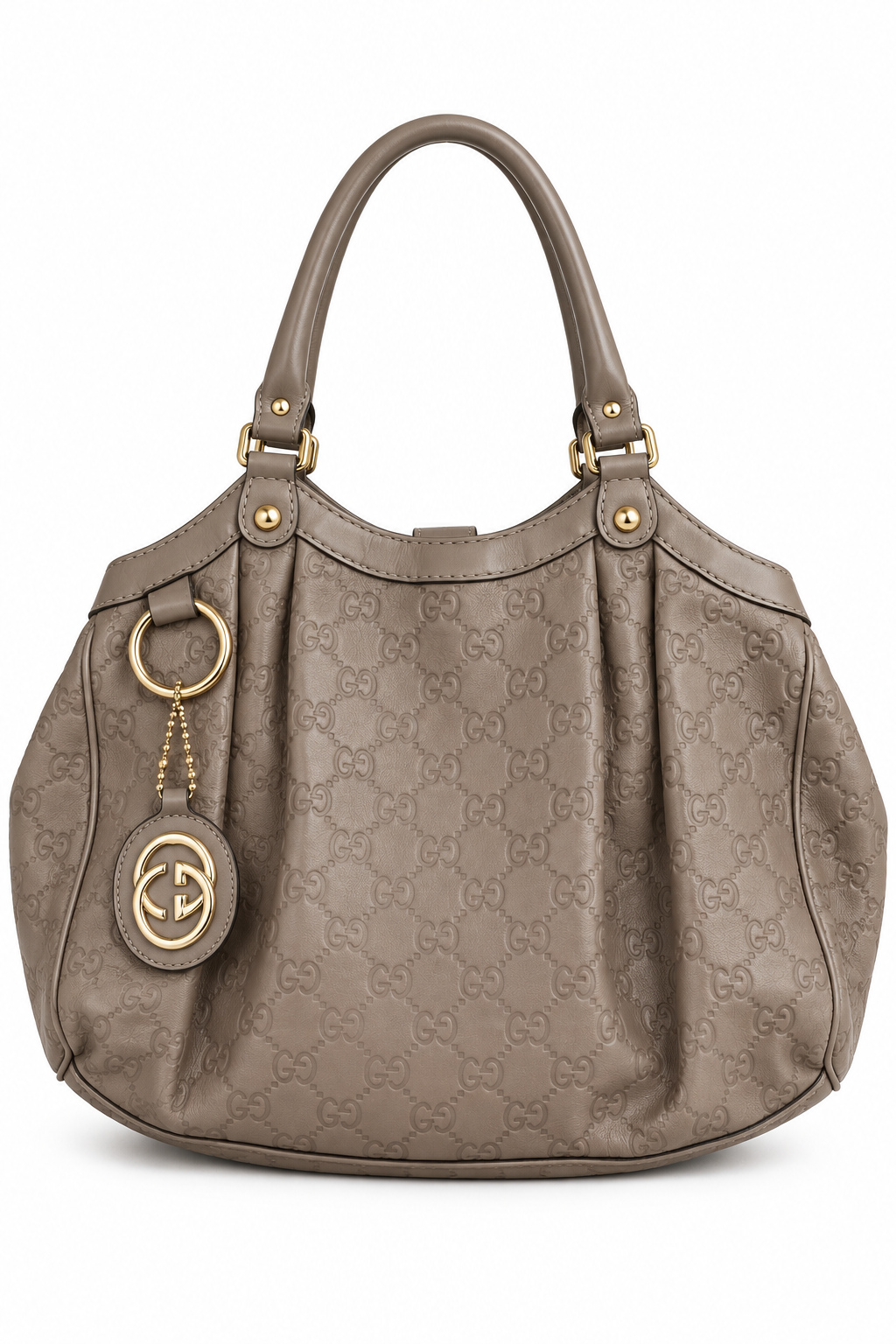Gucci Taupe Guccissima Leather Tote Bag