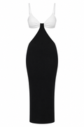 Vestido Midi con Recortes de Solid & Striped