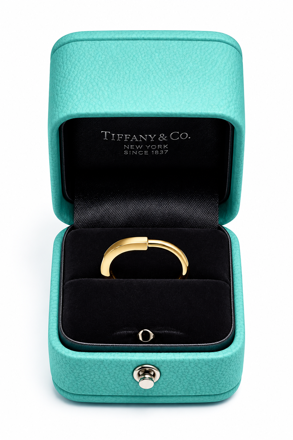 Tiffany Lock Ring in Yellow Gold