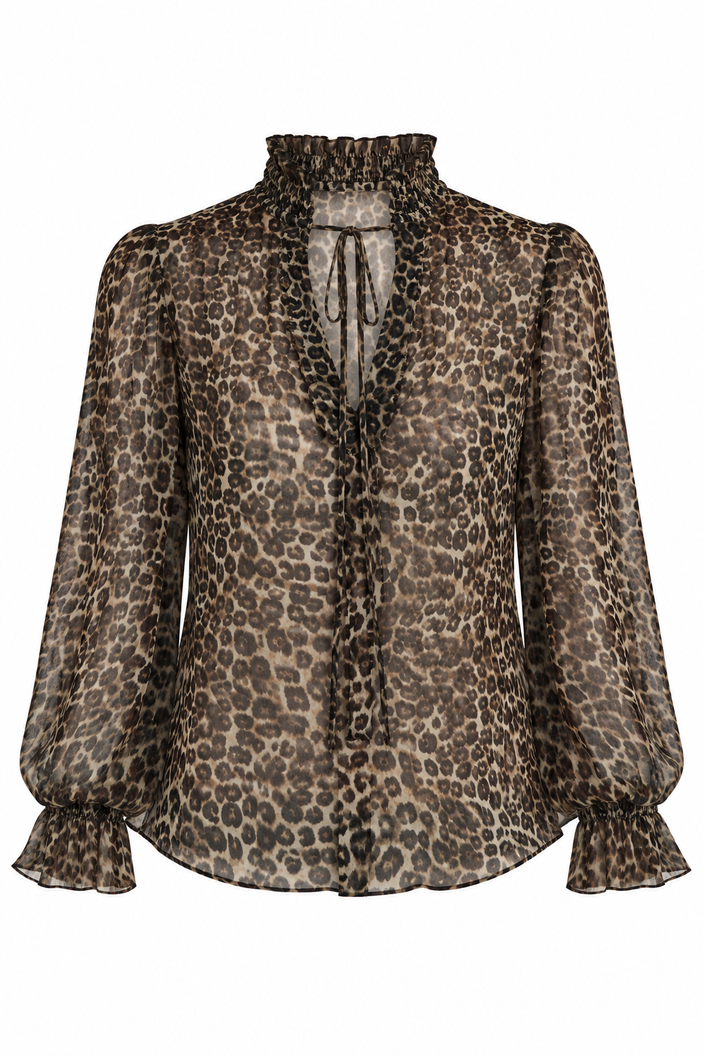 The Kooples Leopard Print Blouse