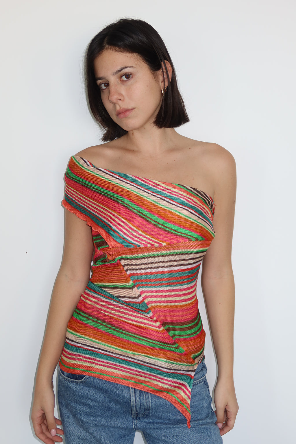 Missoni Multicolor Striped Knit Top