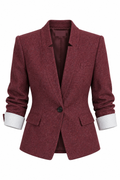 Veronica Beard Structured Maroon Blazer