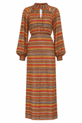 Vestido Maxi Multicolor de Rayas Scalpers