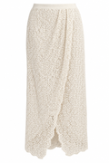 Isabel Marant Ivory Floral Lace Maxi Skirt