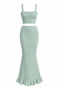 Sandro Embellished Knit Two-Piece Set