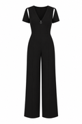 BCBG Black Tailored Jumpsuit