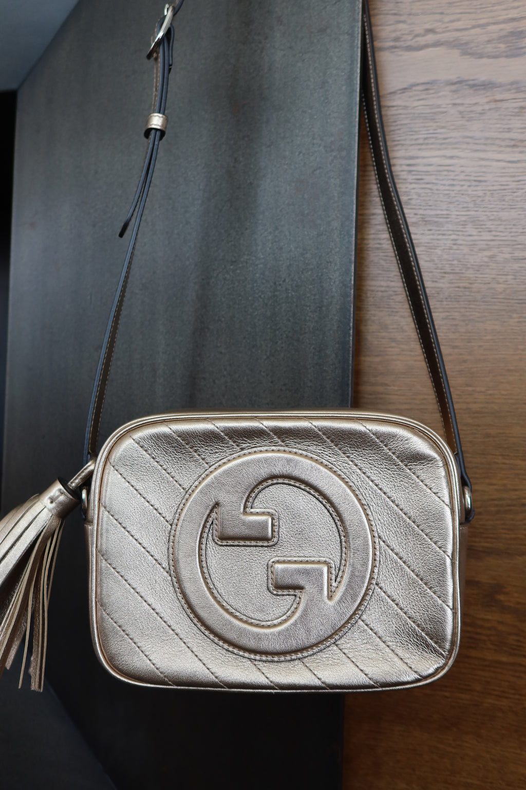 Gucci Metallic Gold Soho Disco Bag