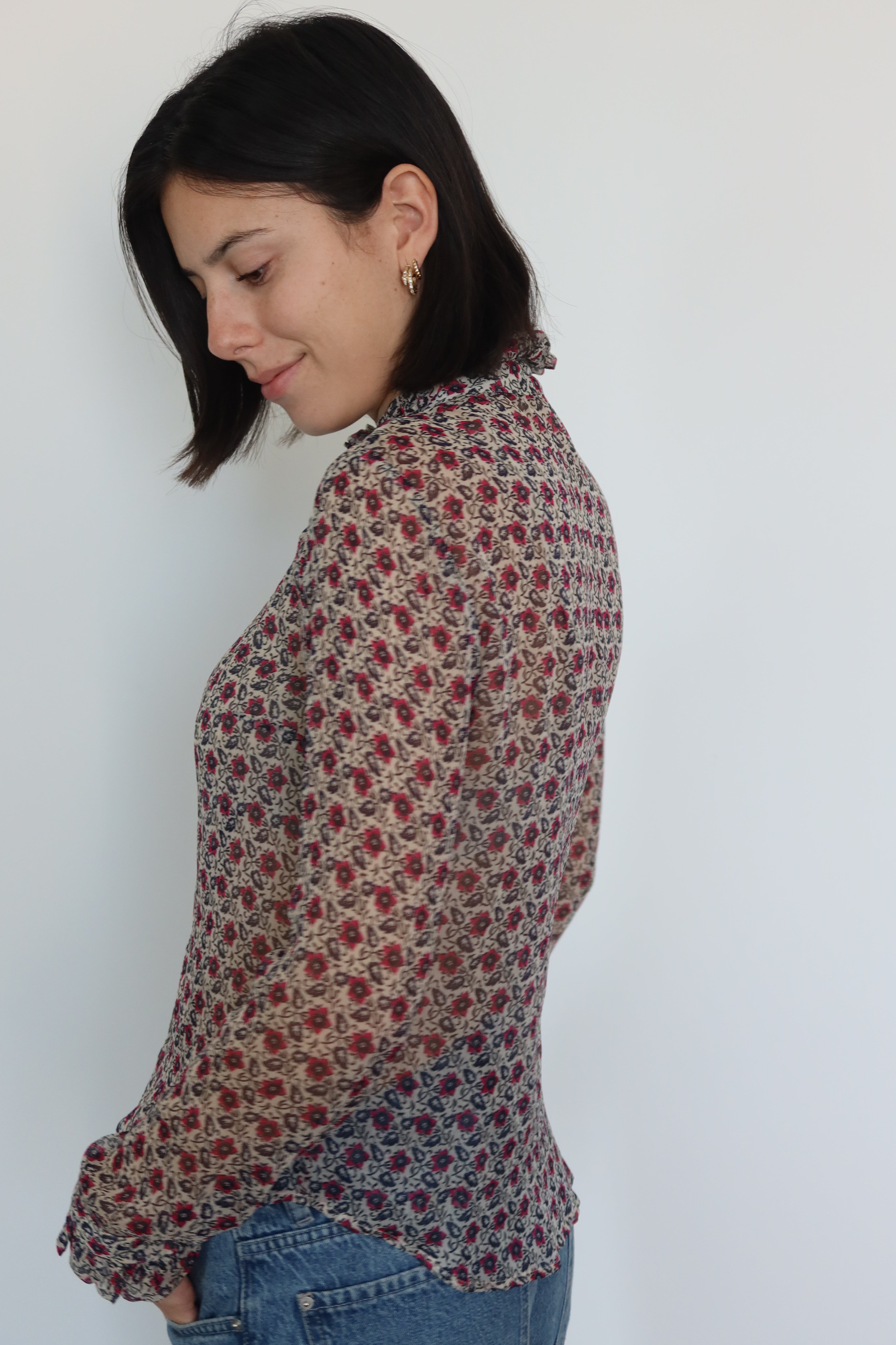 Blusa Estampada Floral de Claudie Pierlot