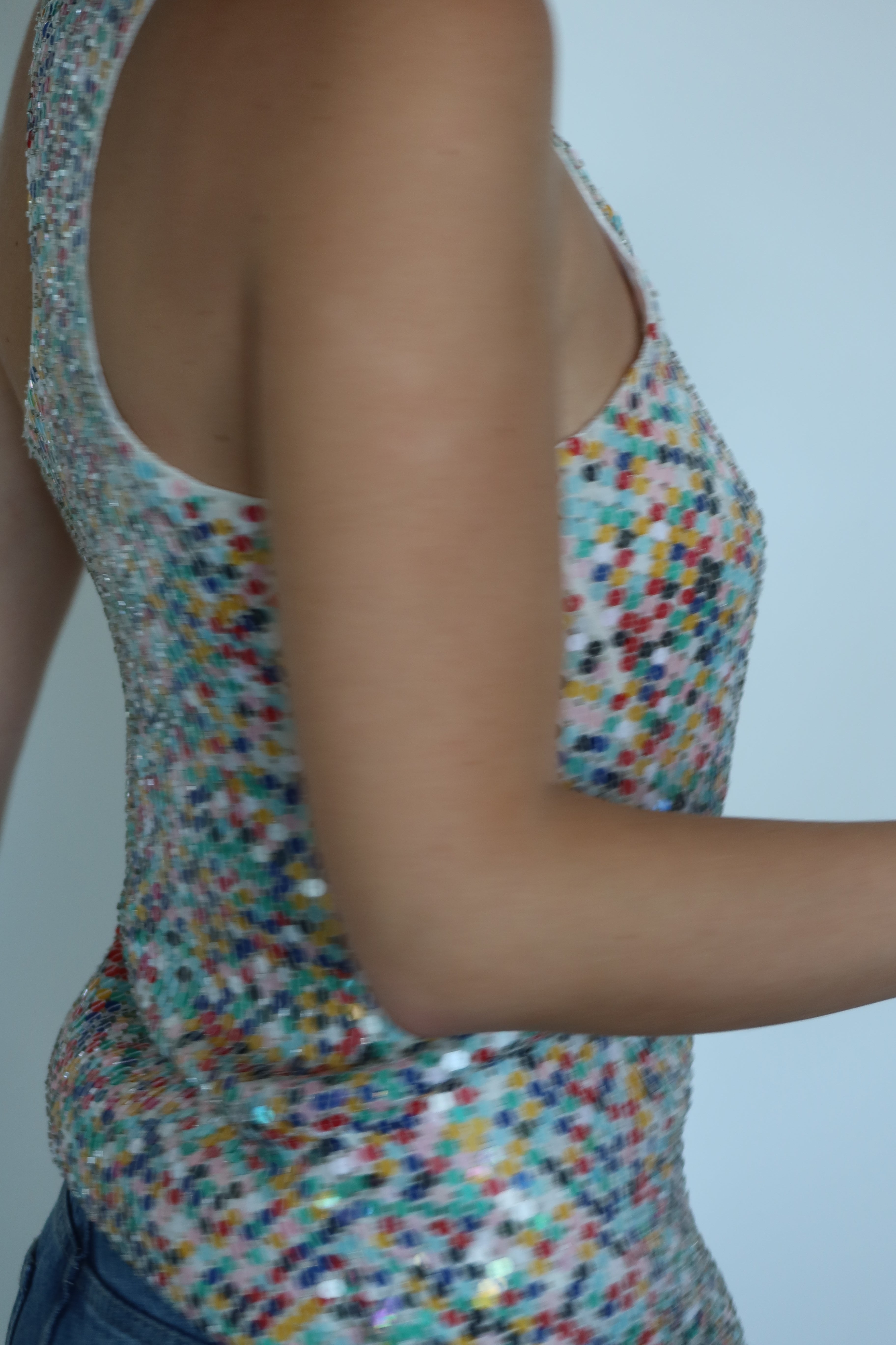 Parker Multicolor Sequin Tank Top