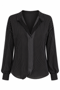 Vince Blusa de Rayas Con Escote en V