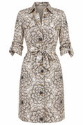 Vestido Tory Burch Floral con Cinturón
