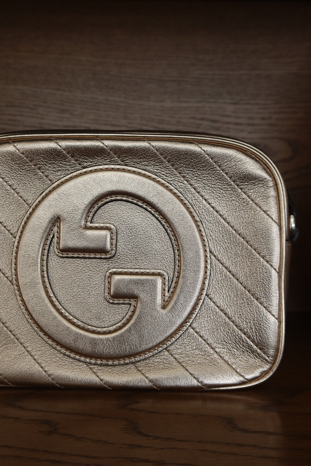 Gucci Metallic Gold Soho Disco Bag