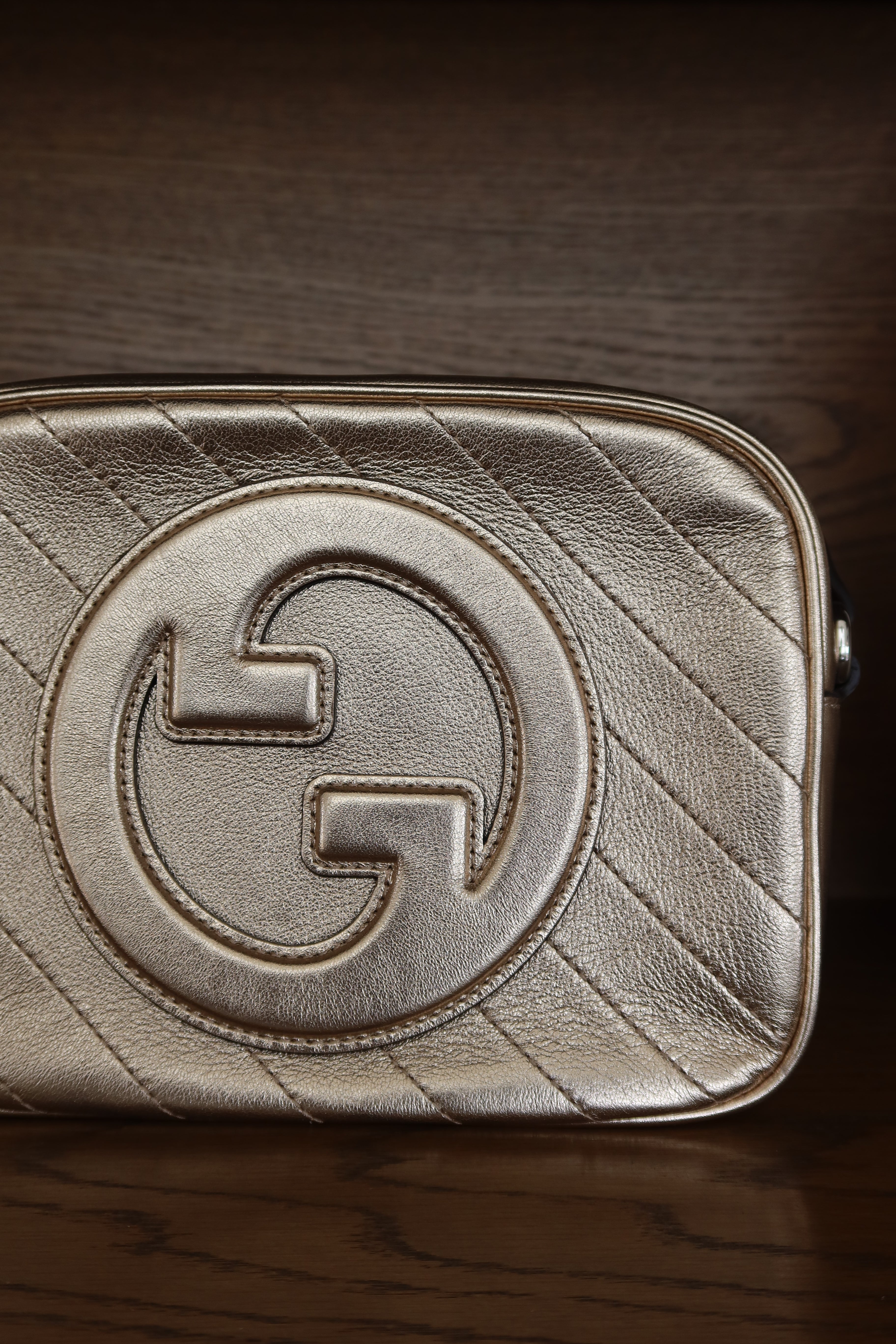 Gucci Metallic Gold Soho Disco Bag