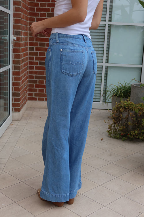 7 For All Mankind Wide Leg Jeans