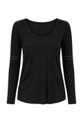 Karen Millen Long-Sleeve Embellished Top