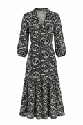 Vestido Midi Estampado de Ba&sh