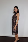 Vestido de Lentejuelas Rose Gold de Saylor