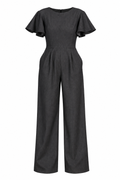 Calvin Klein Black Wide-Leg Jumpsuit