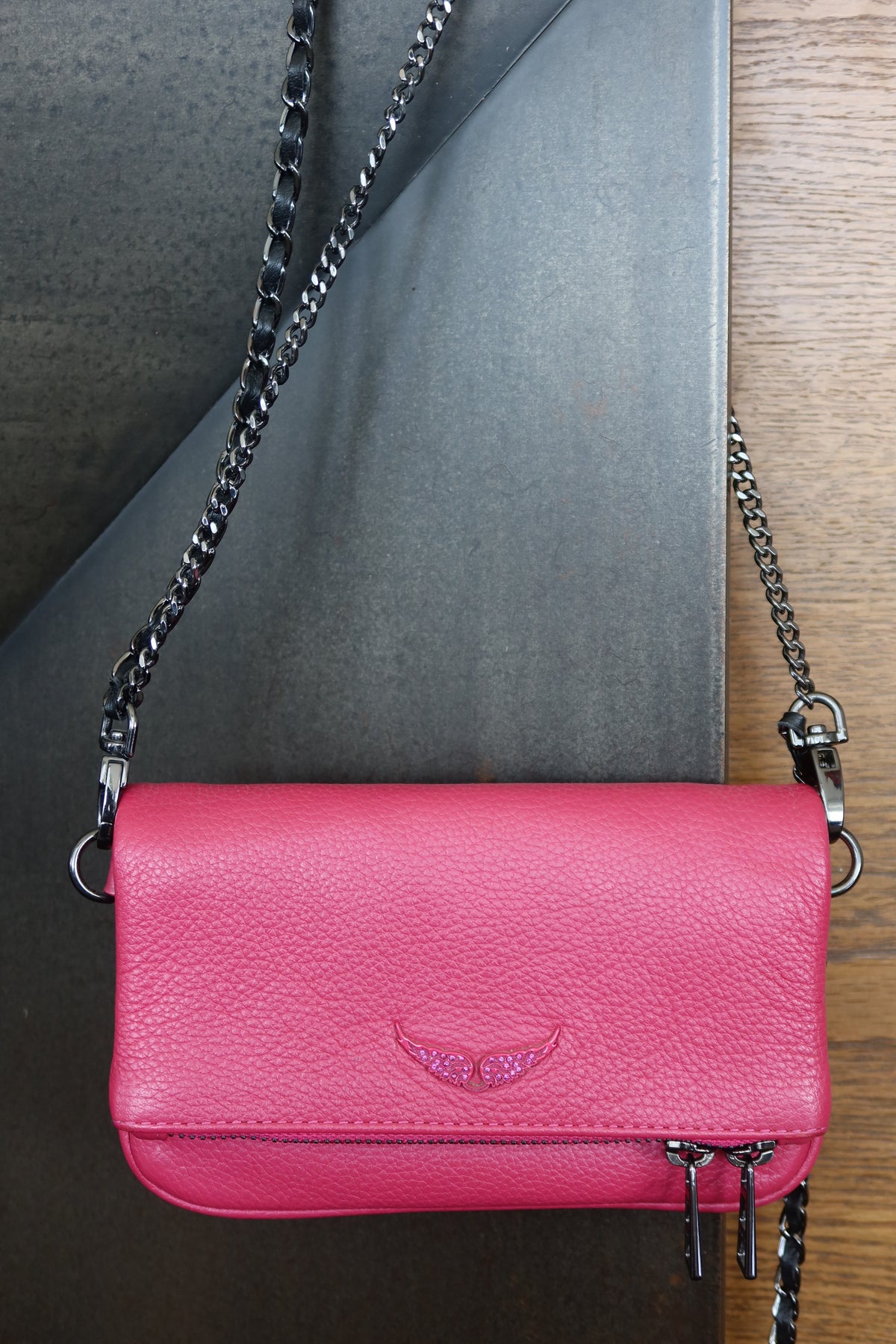 Zadig & Voltaire Rock Nano Fuchsia Bag