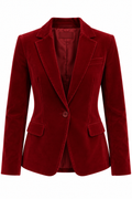 Zadig & Voltaire Burgundy Velvet Jacket