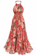 A.L.C Floral Halter Maxi Dress