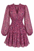 A.L.C. Pink Printed Mini Dress
