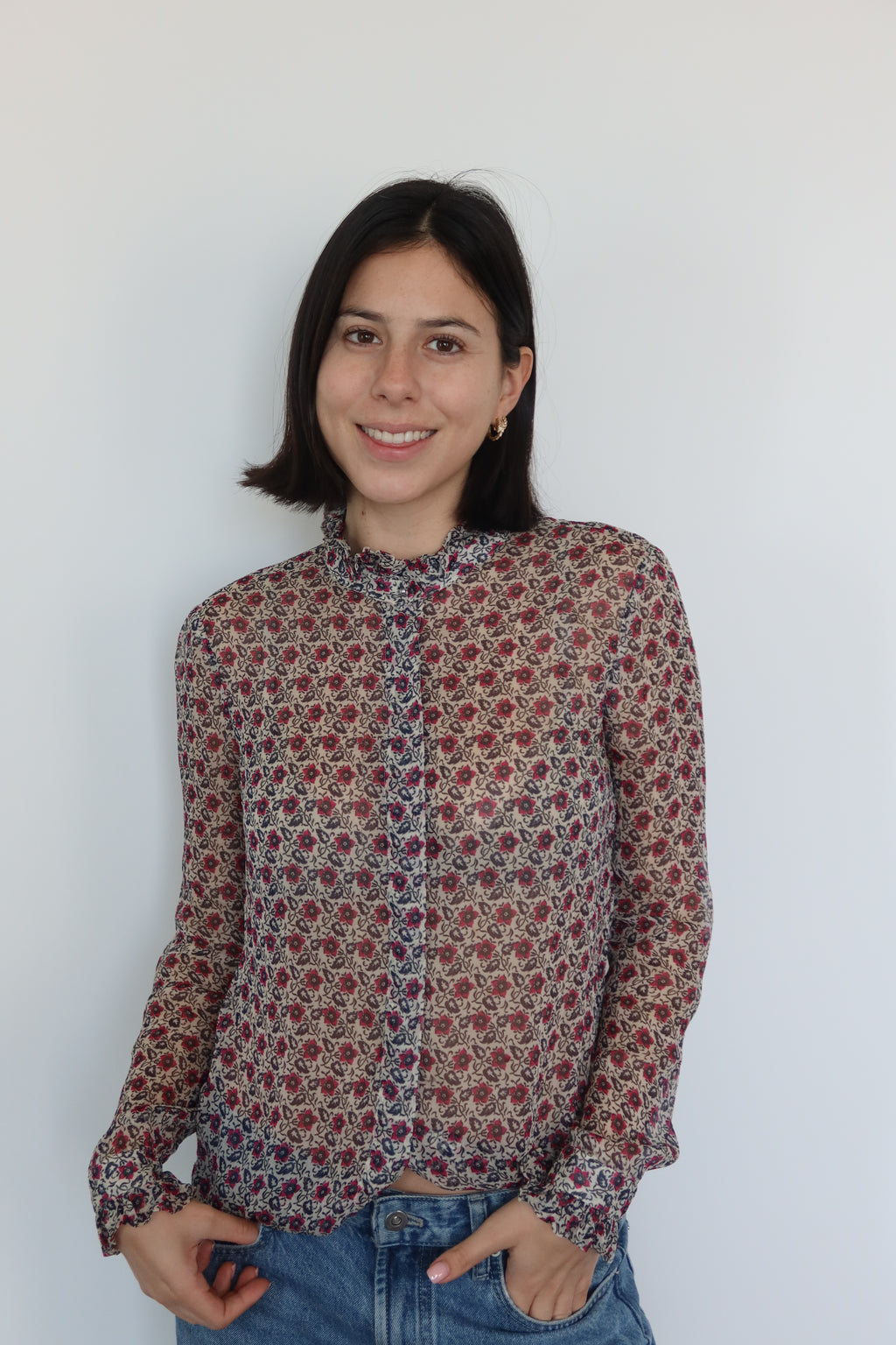Blusa Estampada Floral de Claudie Pierlot