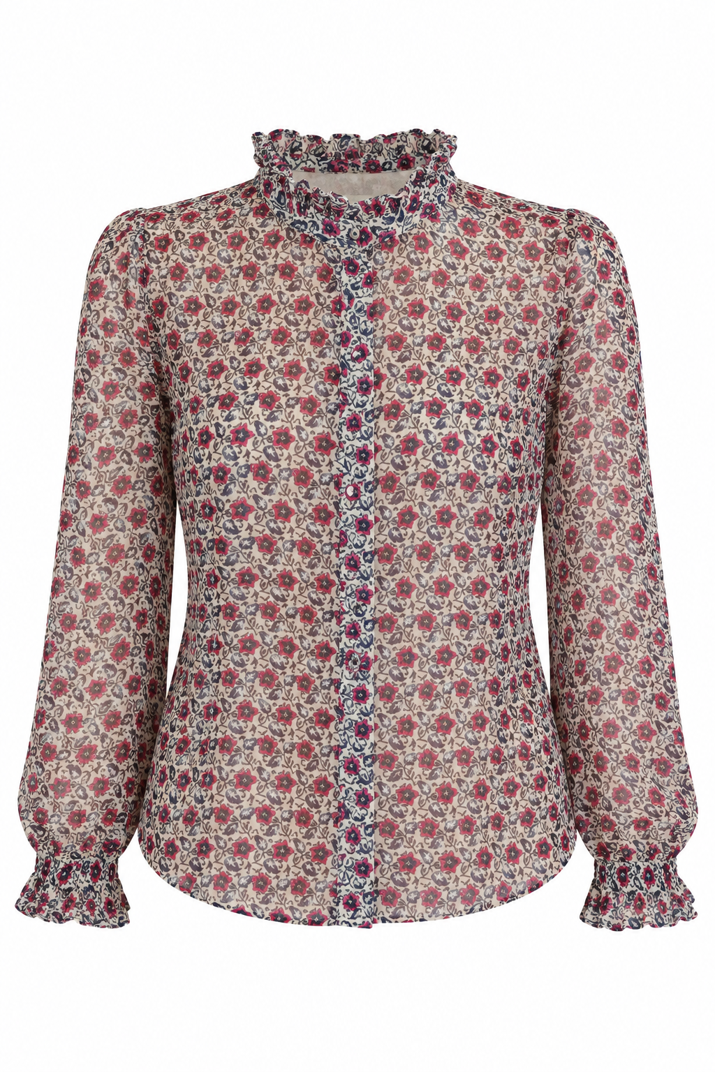 Claudie Pierlot Floral Print Blouse