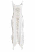 Vestido de Playa de Punto Crema de ST DOM. 