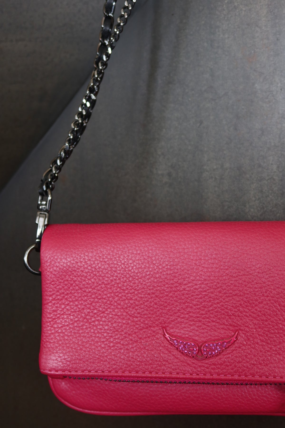 Zadig & Voltaire Rock Nano Fuchsia Bag