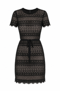 BCBG Black Lace Mini Dress