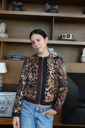 Chaqueta Patchwork de Leopardo de Salvatore Ferragamo