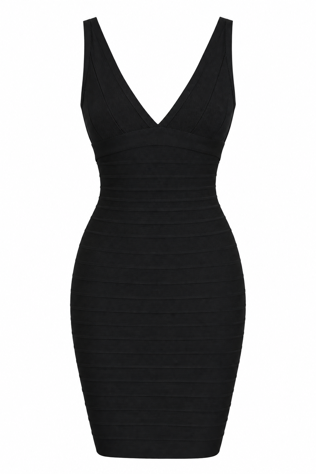 Hérve Léger Black Bandage Mini Dress